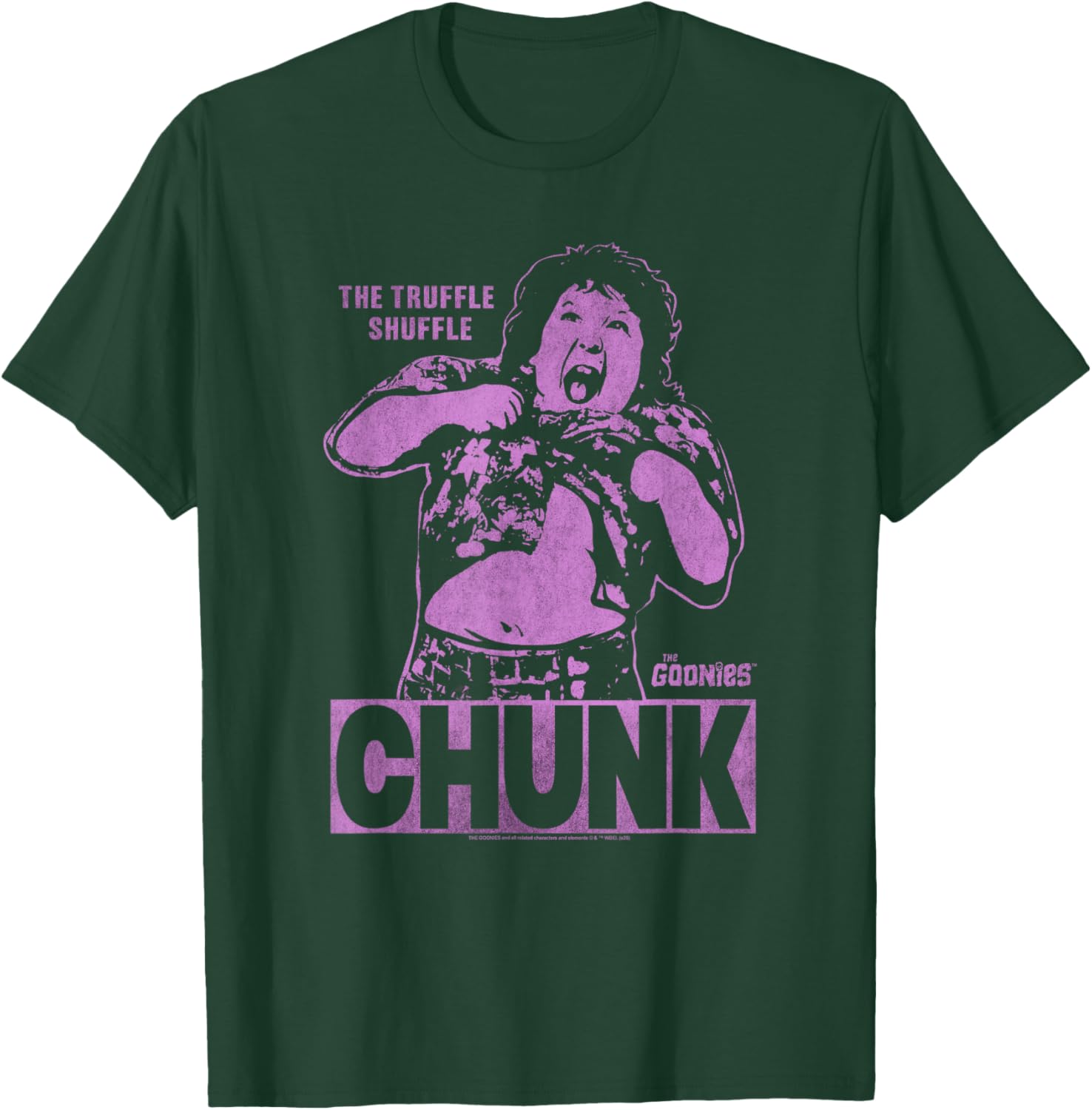 The Goonies Chunk Truffle Shuffle Vintage Poster T-Shirt - T-Shirt | Forest