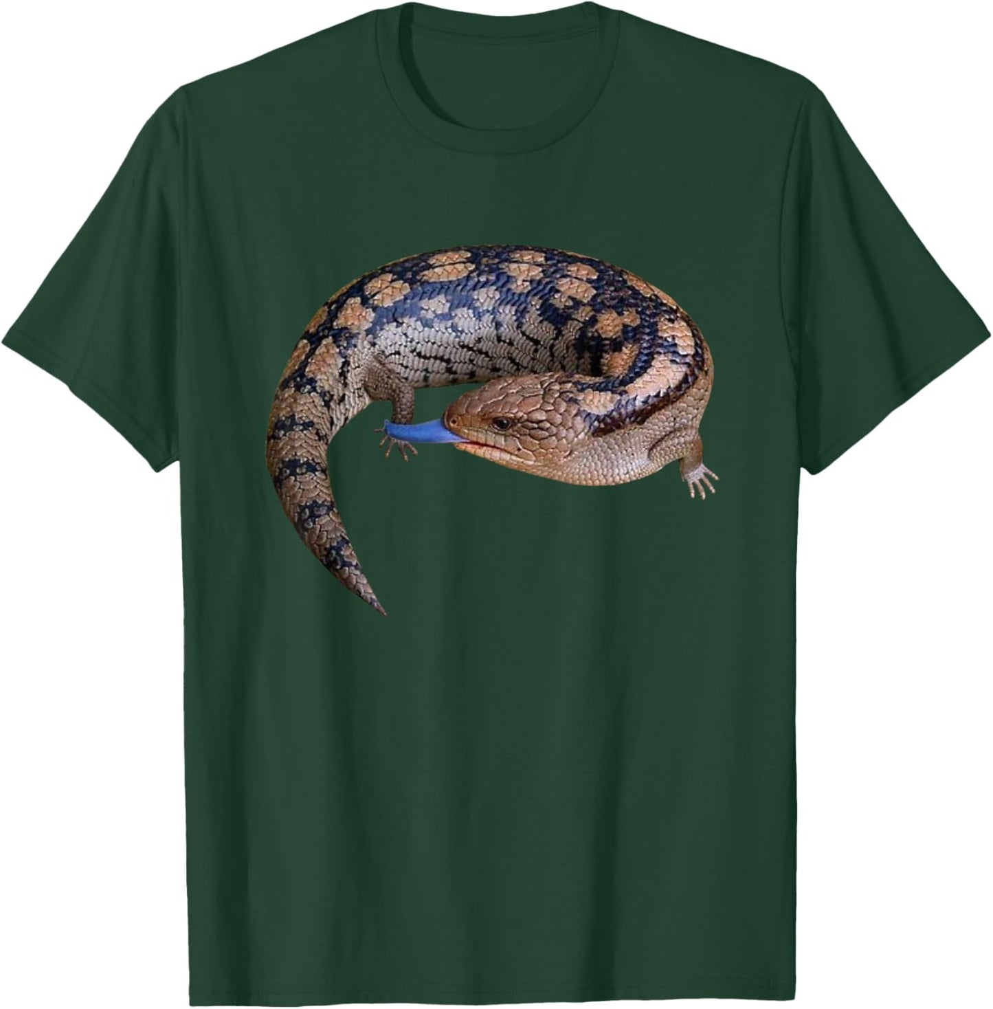 Blue Tongue Skink Pet Lizard T-Shirt - T-Shirt | Forest