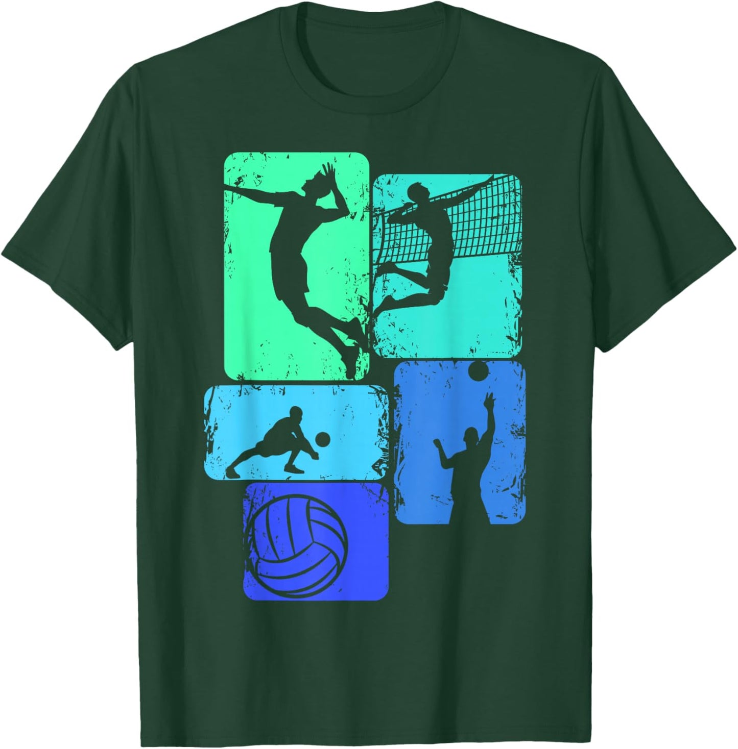Volleyballer Volleyball Children Boys Men T-Shirt - T-Shirt | Forest