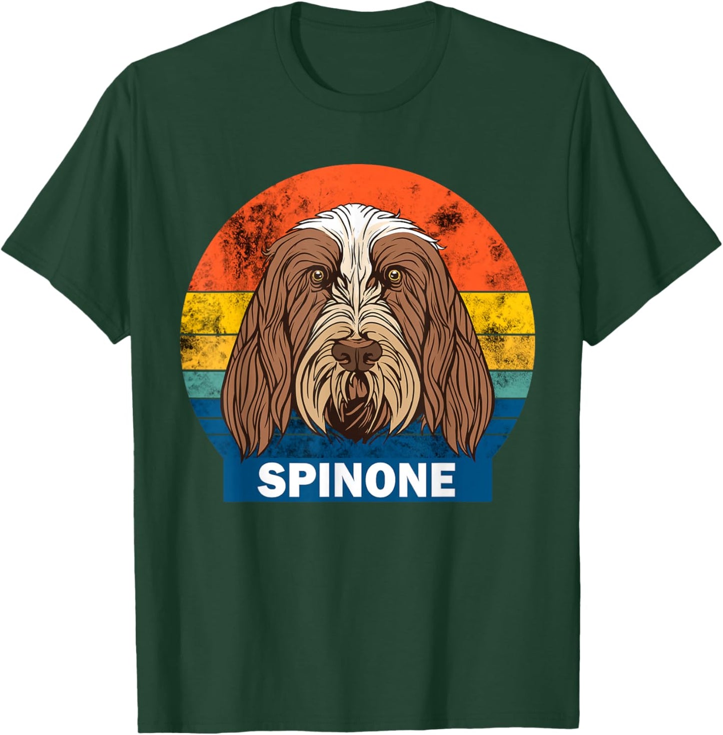 Spinone Italiano dog owner retro design T-Shirt - T-Shirt | Forest