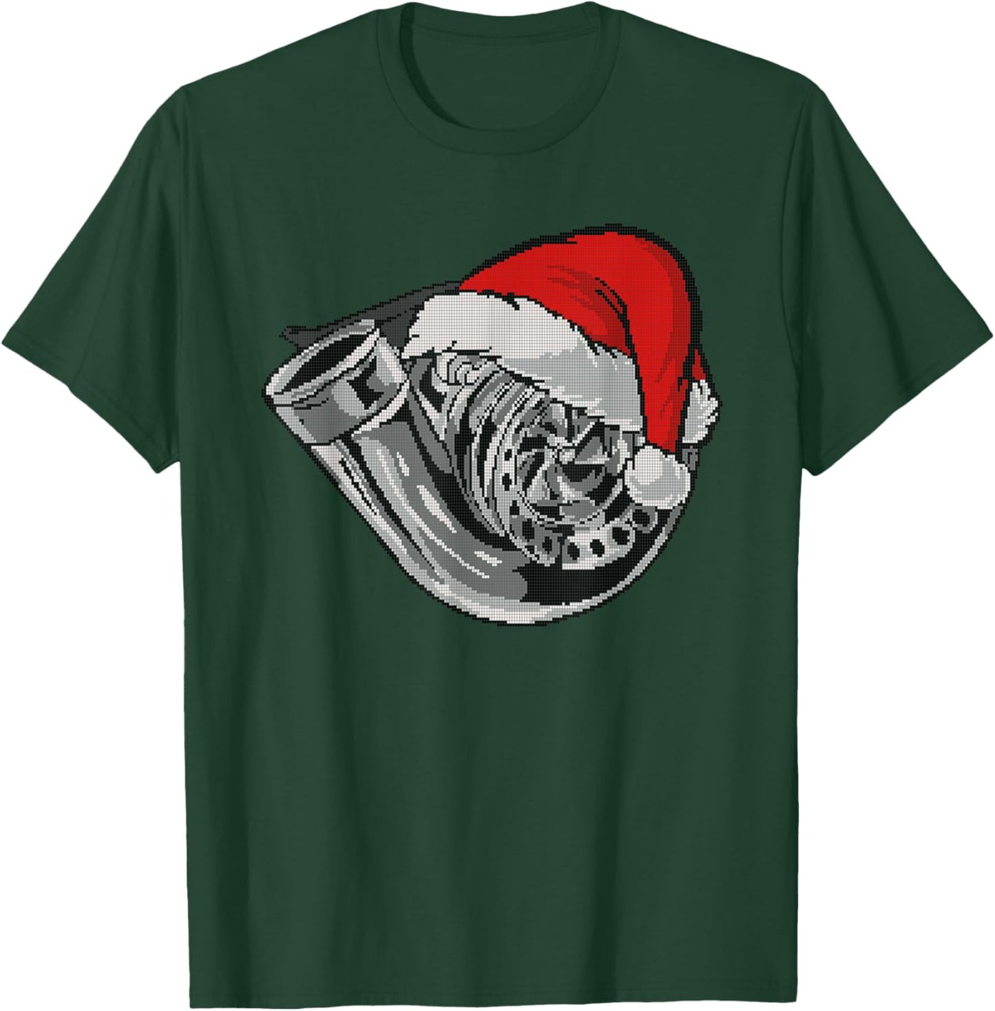 Turbo Ugly Christmas Car Enthusiast Racing Drifting Matching T-Shirt - T-Shirt | Forest