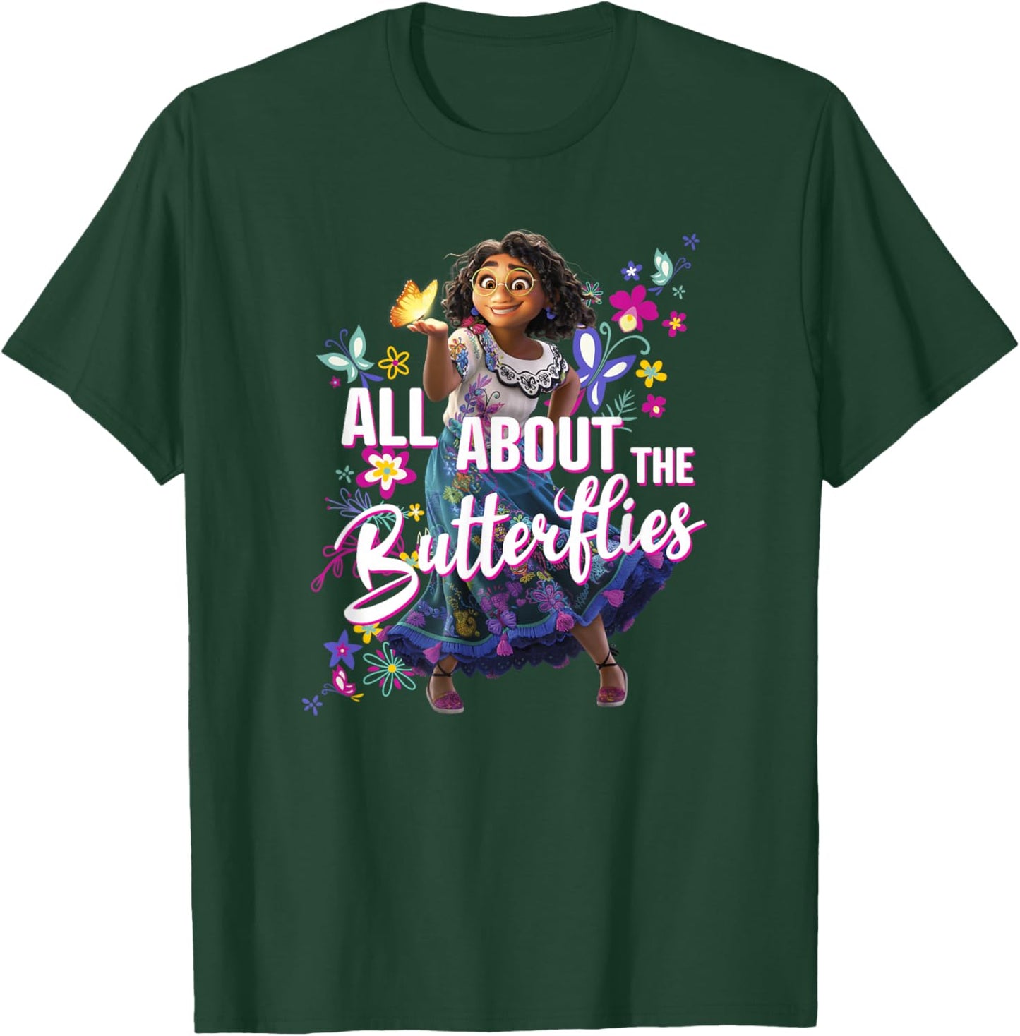 Disney Encanto All About The Butterflies Maribel Poster T-Shirt - T-Shirt | Forest