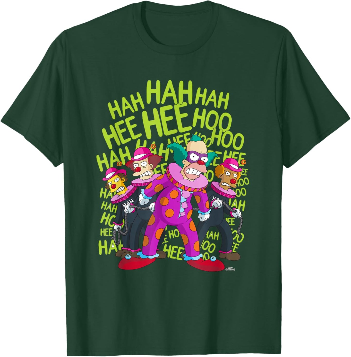 The Simpsons Krusty The Clown ClownFace T-Shirt - T-Shirt | Forest