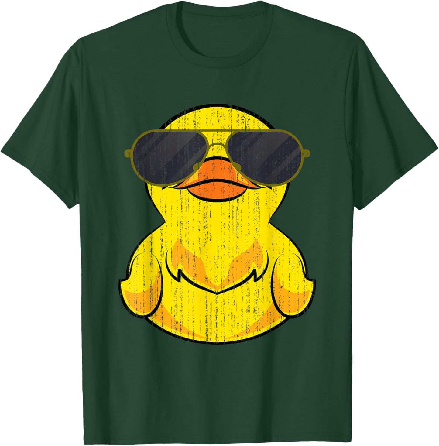 Bath Duck Cool Rubber Duck Sunglasses Squeaky Duck T-Shirt - T-Shirt | Forest