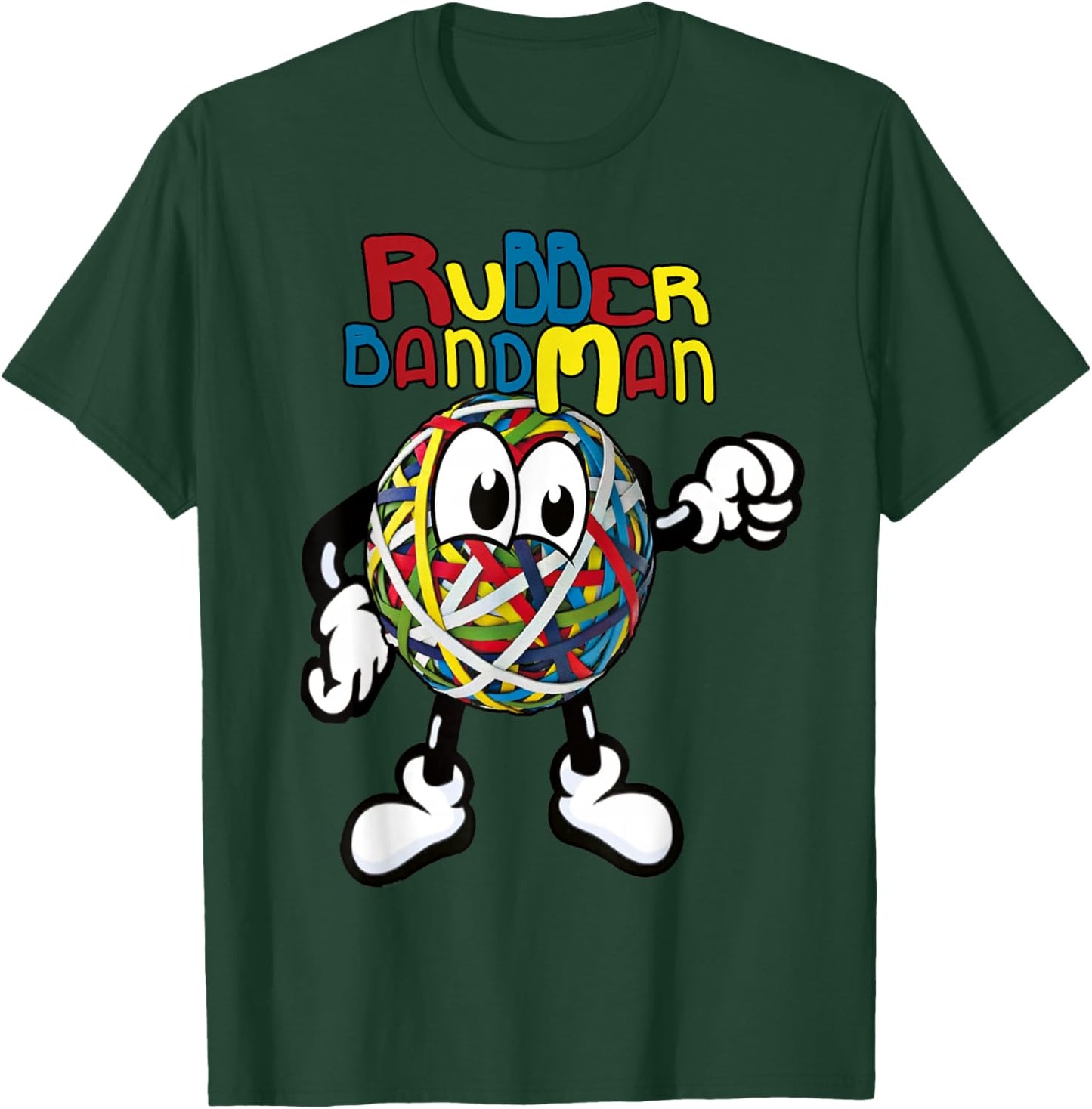 Rubberband Man T-Shirt - T-Shirt | Forest