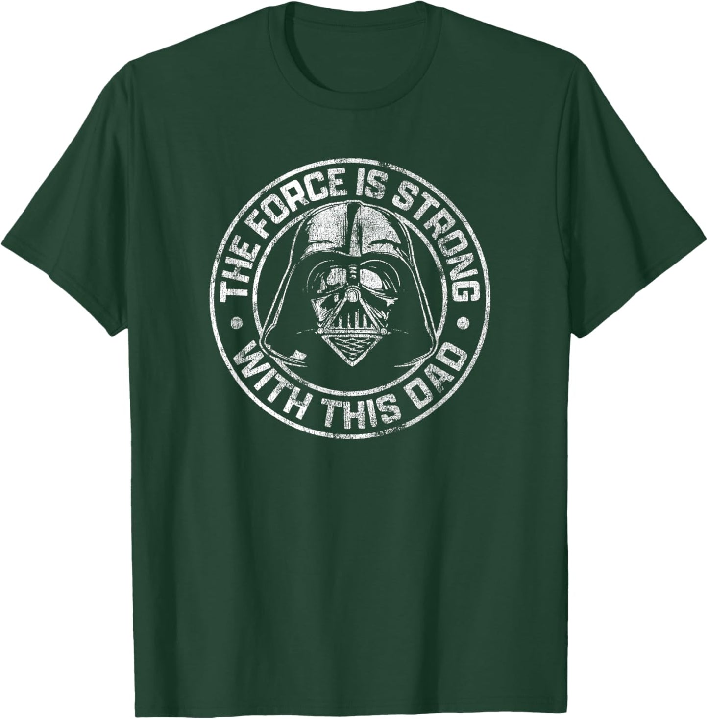 Star Wars Father's Day Darth Vader Strong Force Dad Disney+ T-Shirt - T-Shirt | Forest