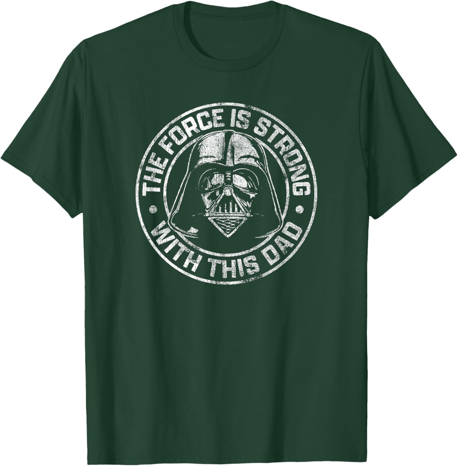 Star Wars Father's Day Darth Vader Strong Force Dad Disney+ T-Shirt - T-Shirt | Forest