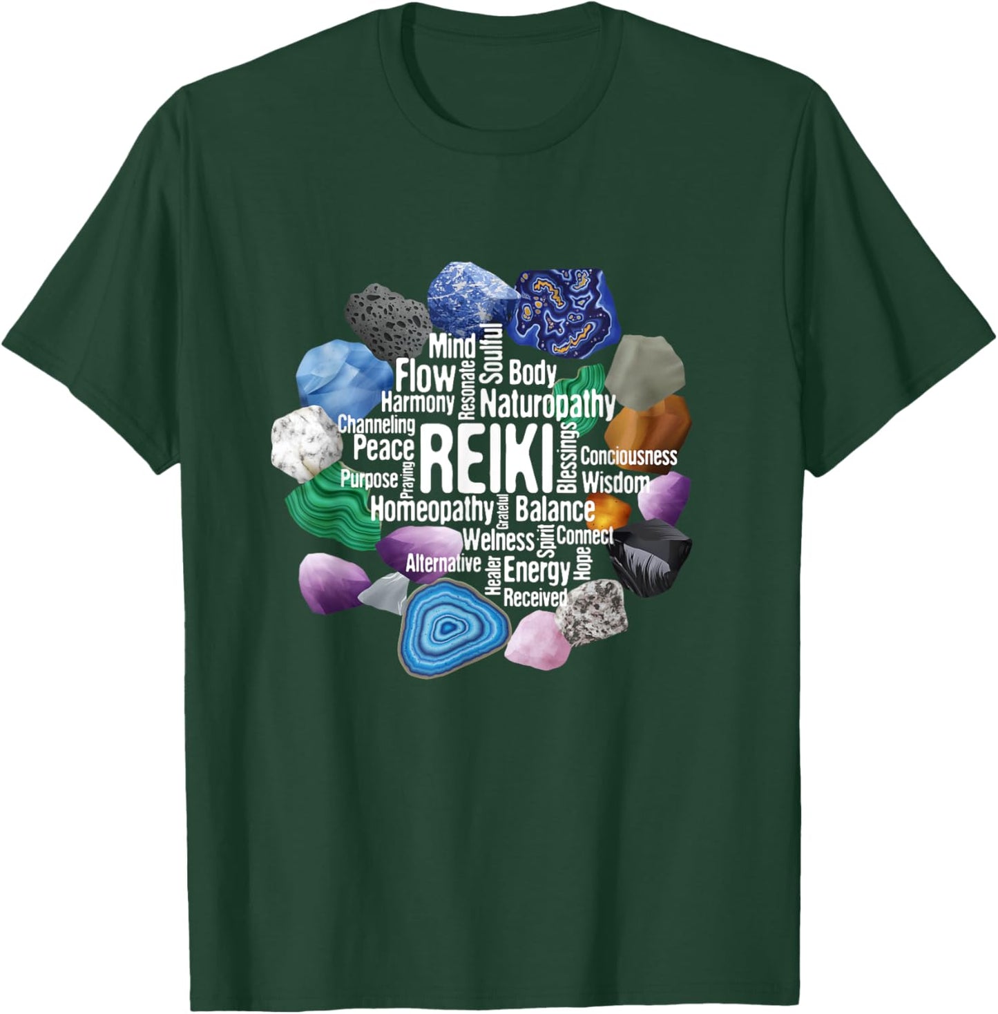 Reiki - Chakra Meditation Holistic Healer Peace Seeker T-Shirt - T-Shirt | Forest