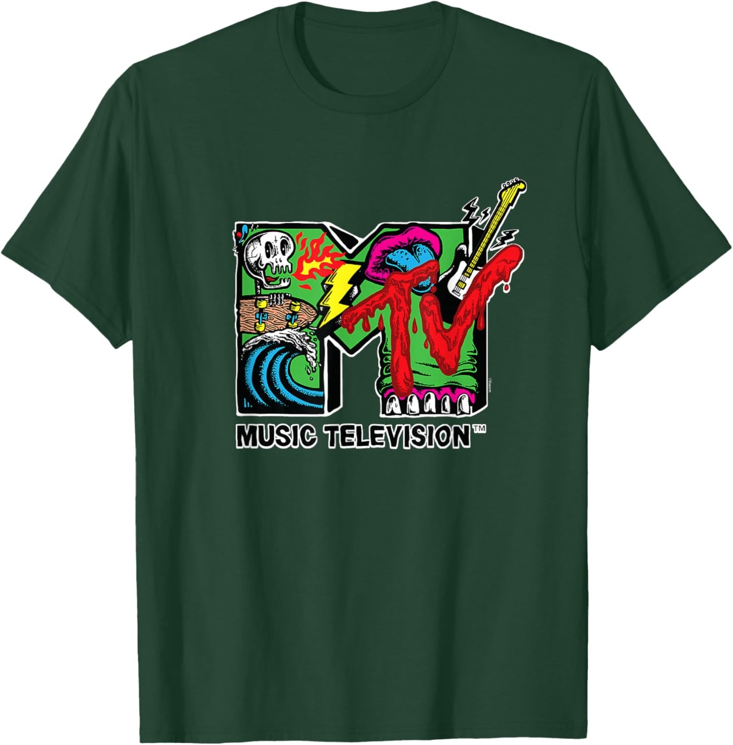 MTV - MTV Skater T-Shirt - T-Shirt | Forest