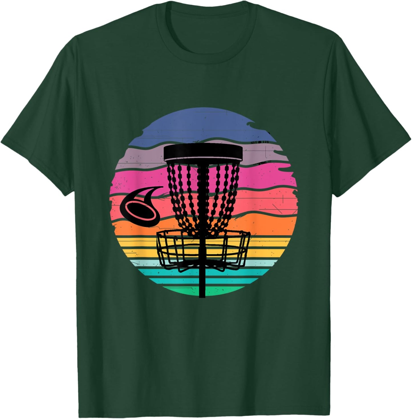 Retro Vintage Disc Golf Shirts Disc Golf Clothing Gift T-Shirt - T-Shirt | Forest