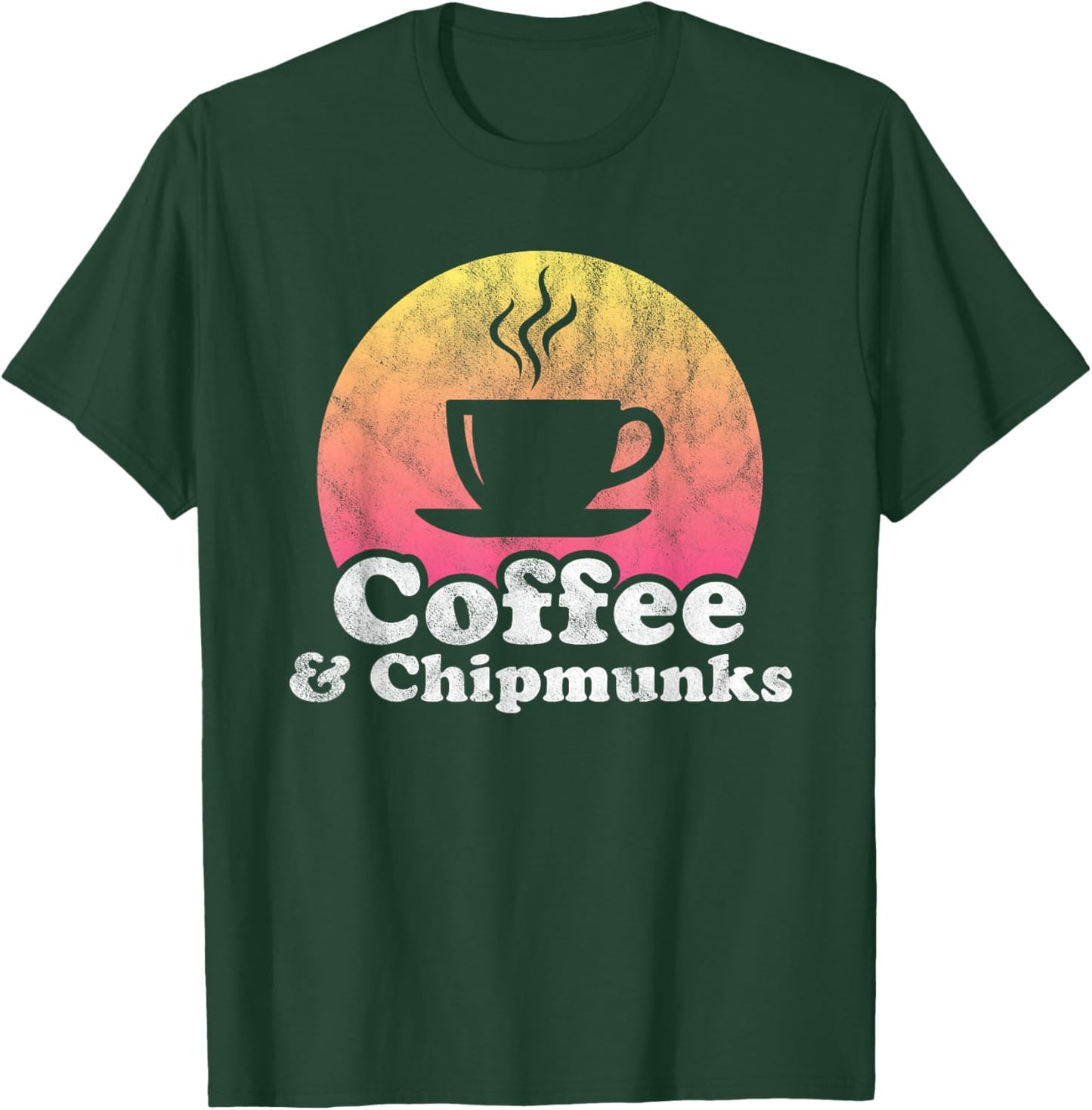 Coffee and Chipmunks Chipmunk T-Shirt - T-Shirt | Forest