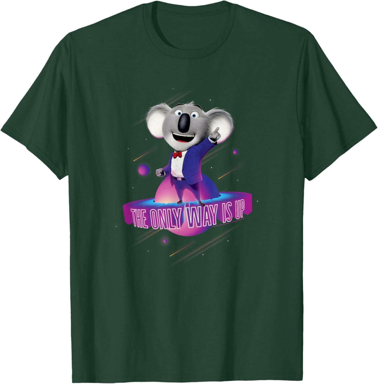 Sing 2 Buster Moon Retro Shooting Stars T-Shirt - T-Shirt | Forest