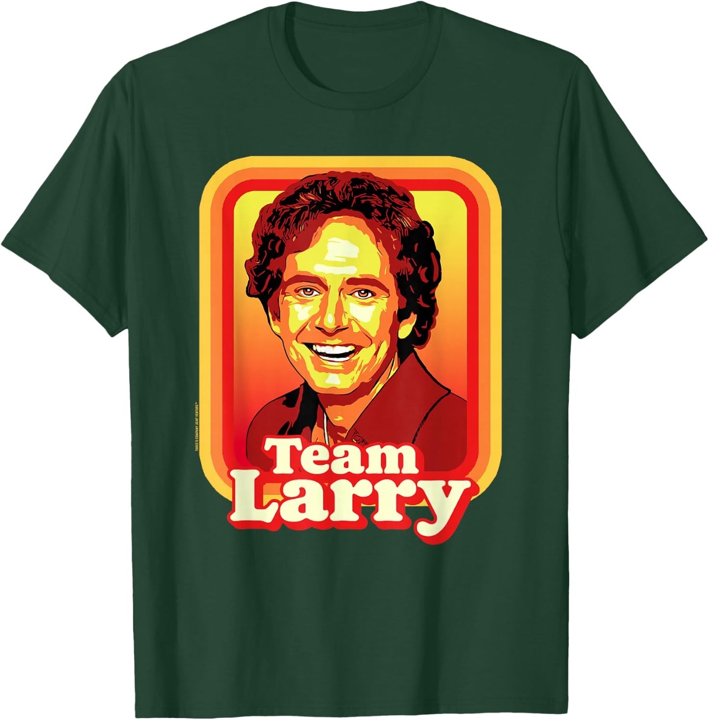 Team Larry! Retro Three's Company Vintage T-Shirt - T-Shirt | Forest