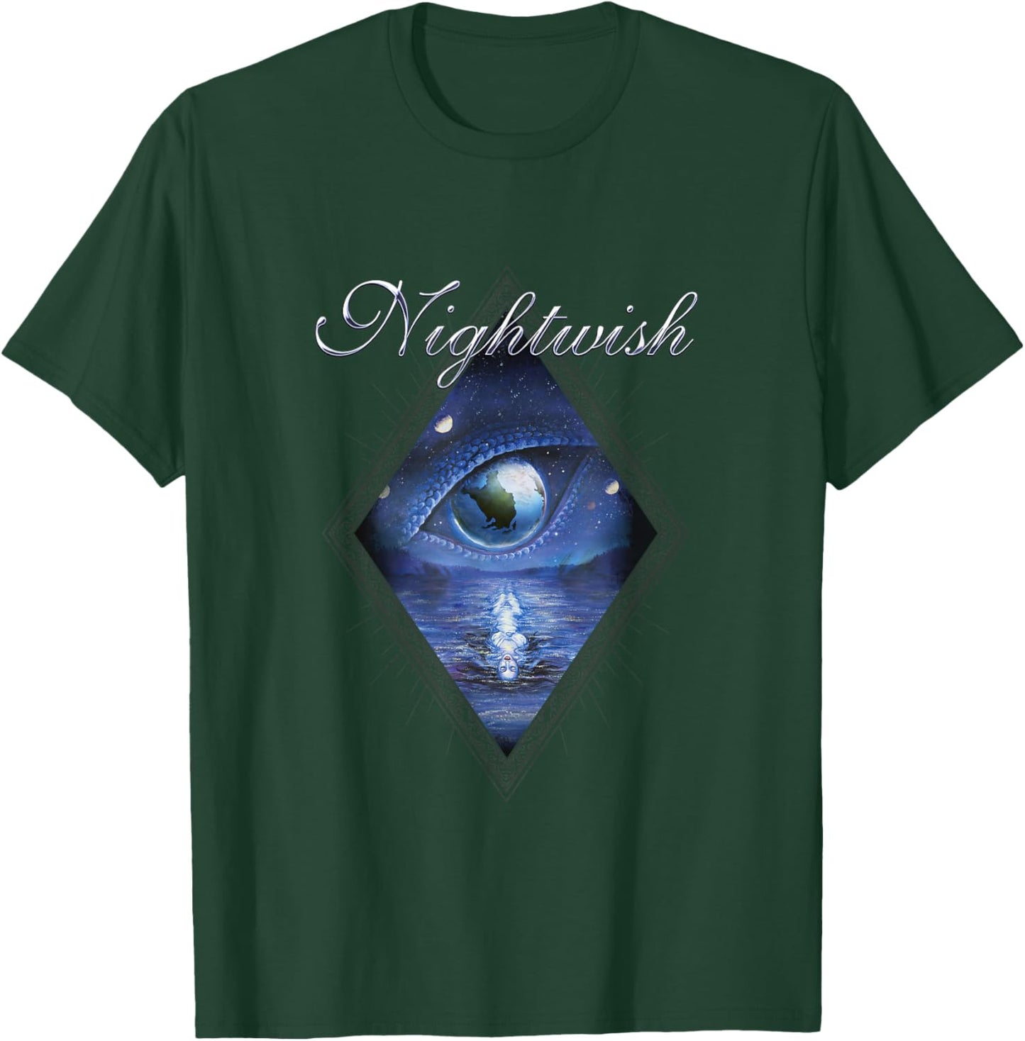 Oceanborn (Album Cover + Nightwish Logo) T-Shirt - T-Shirt | Forest