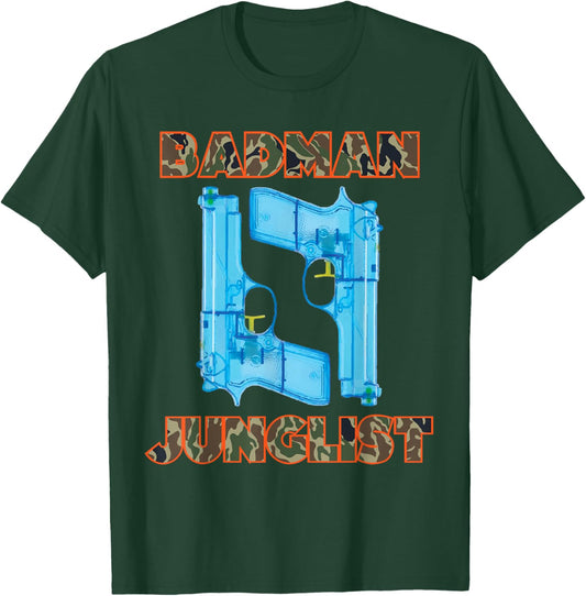 DNB Shirt Badman Junglist Drum n Bass T-Shirt - T-Shirt | Forest