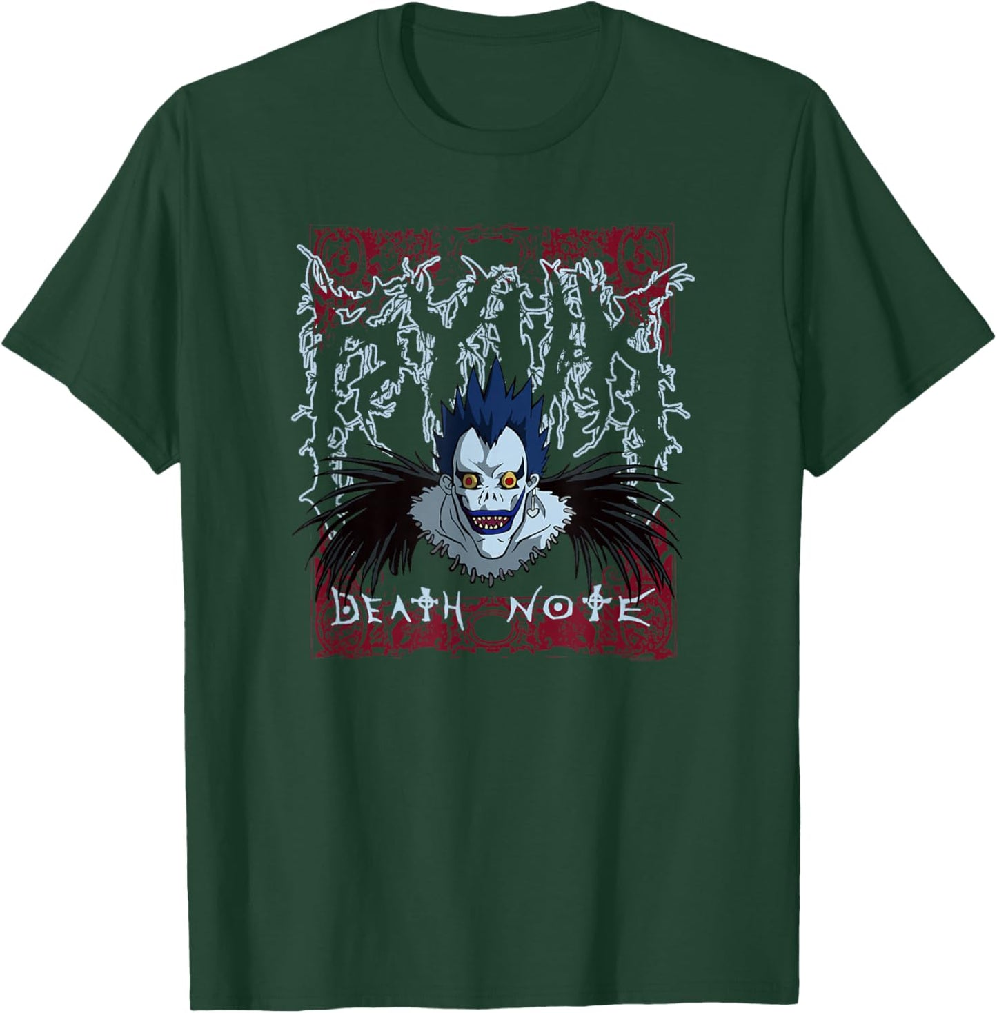Death Note Heavy Metal Shinigami Ryuk Anime T-Shirt - T-Shirt | Forest