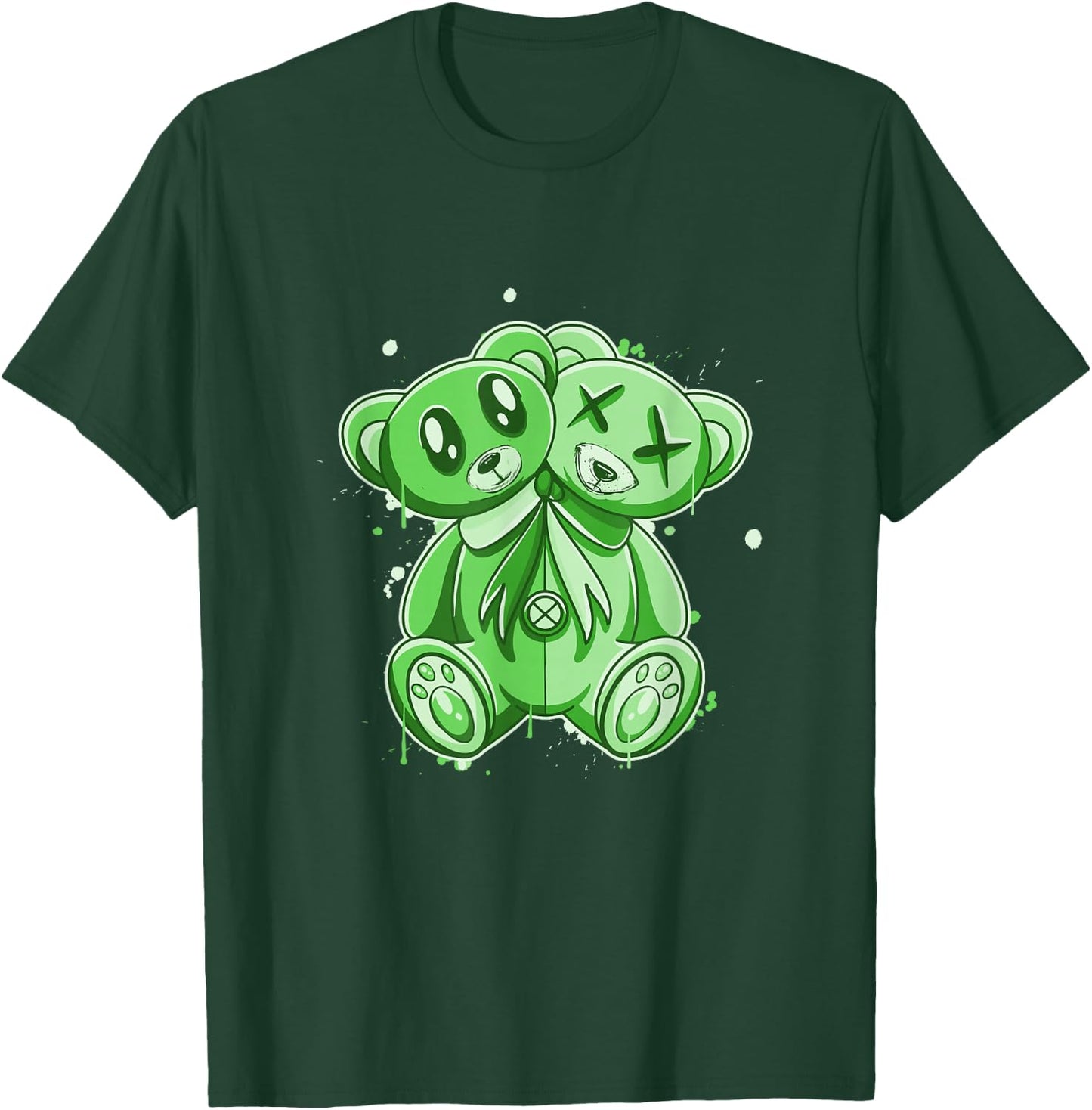 Green I'm My own Evil Twin Green Color Graphic T-Shirt - T-Shirt | Forest