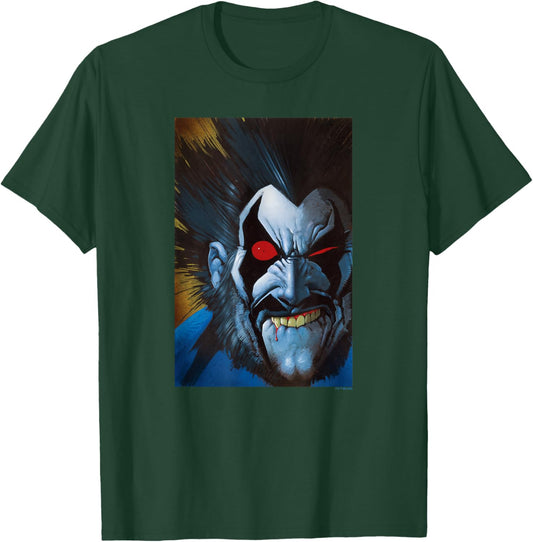 DC Comics Batman Lobo Big Face Portrait T-Shirt - T-Shirt | Forest