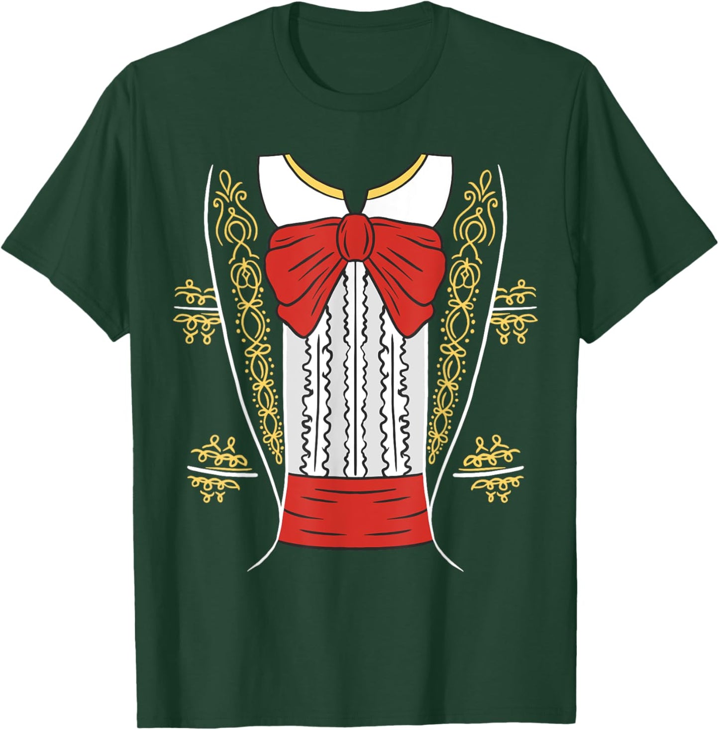 DIY Halloween Mexican Mariachi Kids Adults Traditional T-Shirt - T-Shirt | Forest
