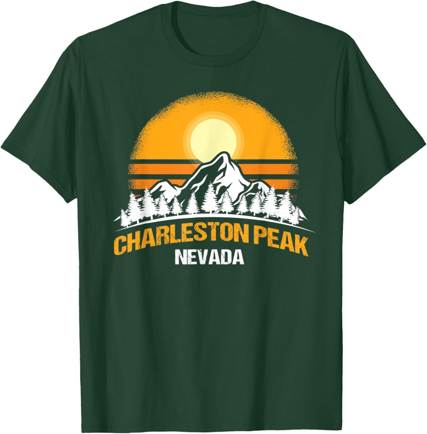 Charleston Peak Shirt, Hiking & Outdoor Nevada T-Shirt - T-Shirt | Forest