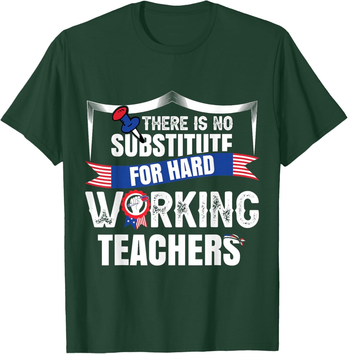 Labor Day Patriot Union Teacher Men Women T-Shirt - T-Shirt | Forest