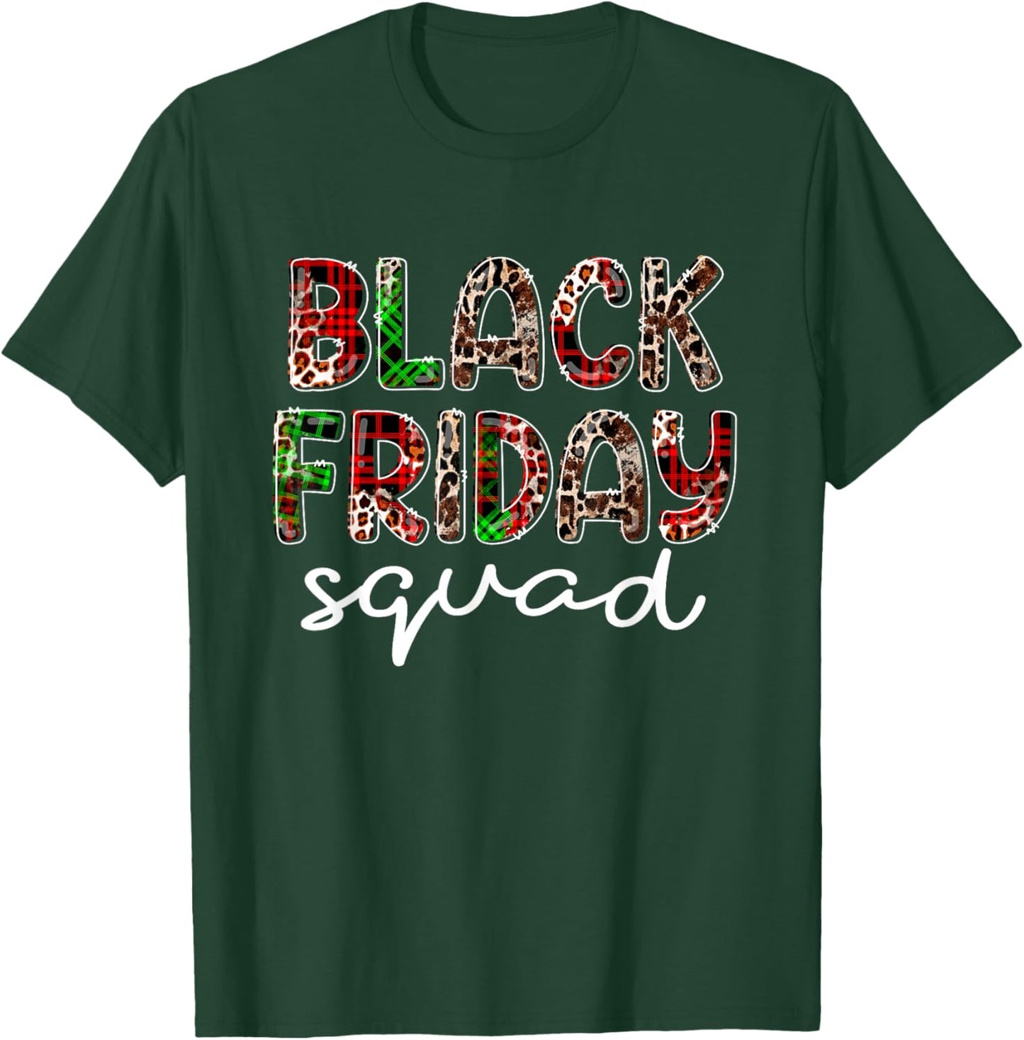 Friday Shopping Crew Christmas Black Shopping Family Group T-Shirt - T-Shirt | Forest