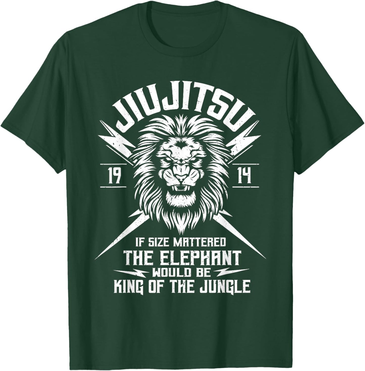 Brazilian Jiu Jitsu and Leo - BJJ and Grappling T-Shirt - T-Shirt | Forest