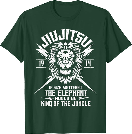 Brazilian Jiu Jitsu and Leo - BJJ and Grappling T-Shirt - T-Shirt | Forest