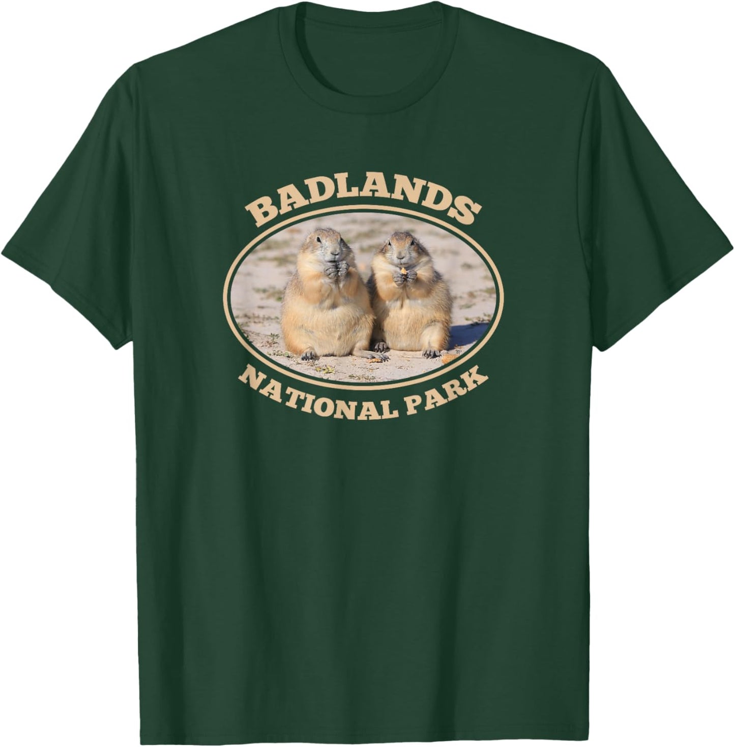 Badlands National Park Prairie Dogs South Dakota Souvenir T-Shirt - T-Shirt | Forest