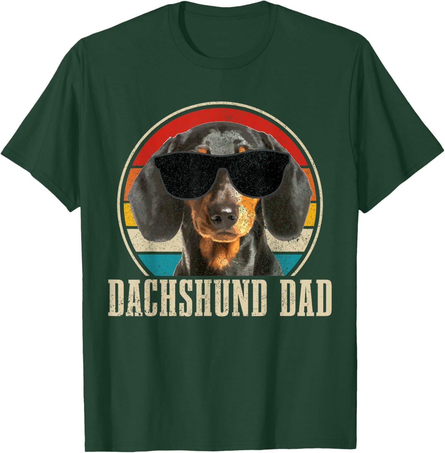 Dachshund Dog Vintage Funny Dog T-Shirt - T-Shirt | Forest