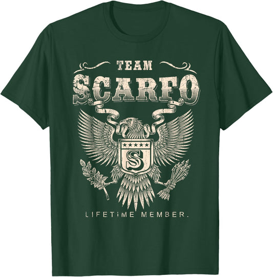Team Scarfo Lifetime Member - Scarfo Name T-Shirt - T-Shirt | Forest