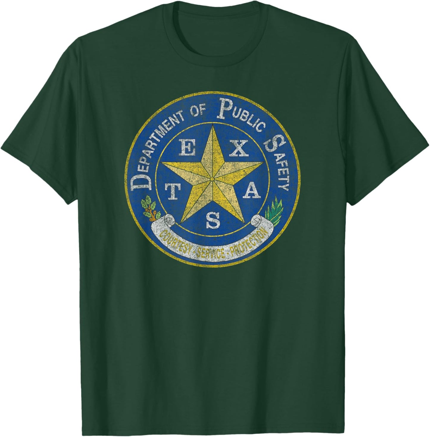Texas Highway Patrol - Department of Public Safety of Texas T-Shirt - T-Shirt | Forest