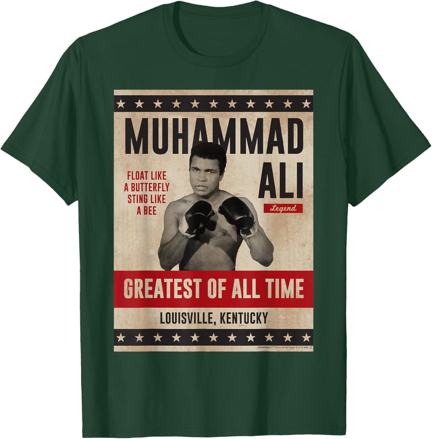 Muhammad Ali - Ali Poster T-Shirt - T-Shirt | Forest