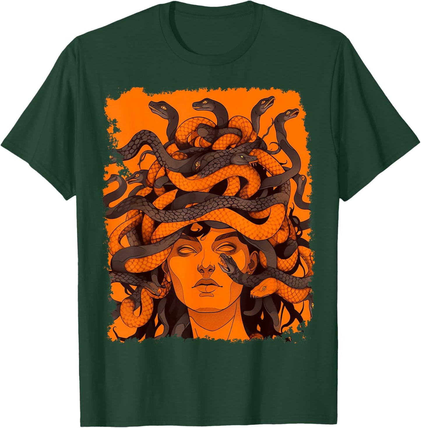 Medusa Orange T-Shirt - T-Shirt | Forest