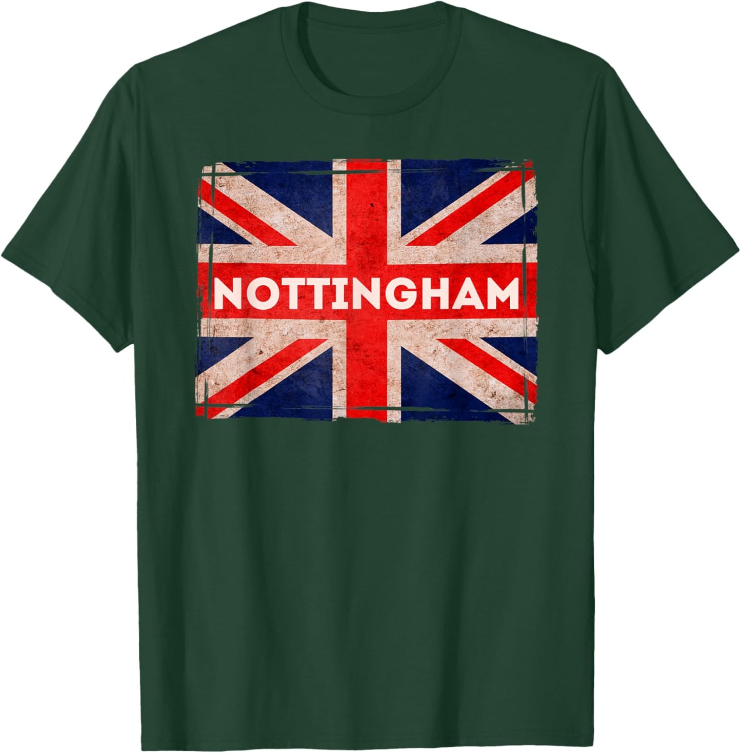 Nottingham Flag Nottinghamshire Born Bred T-Shirt - T-Shirt | Forest