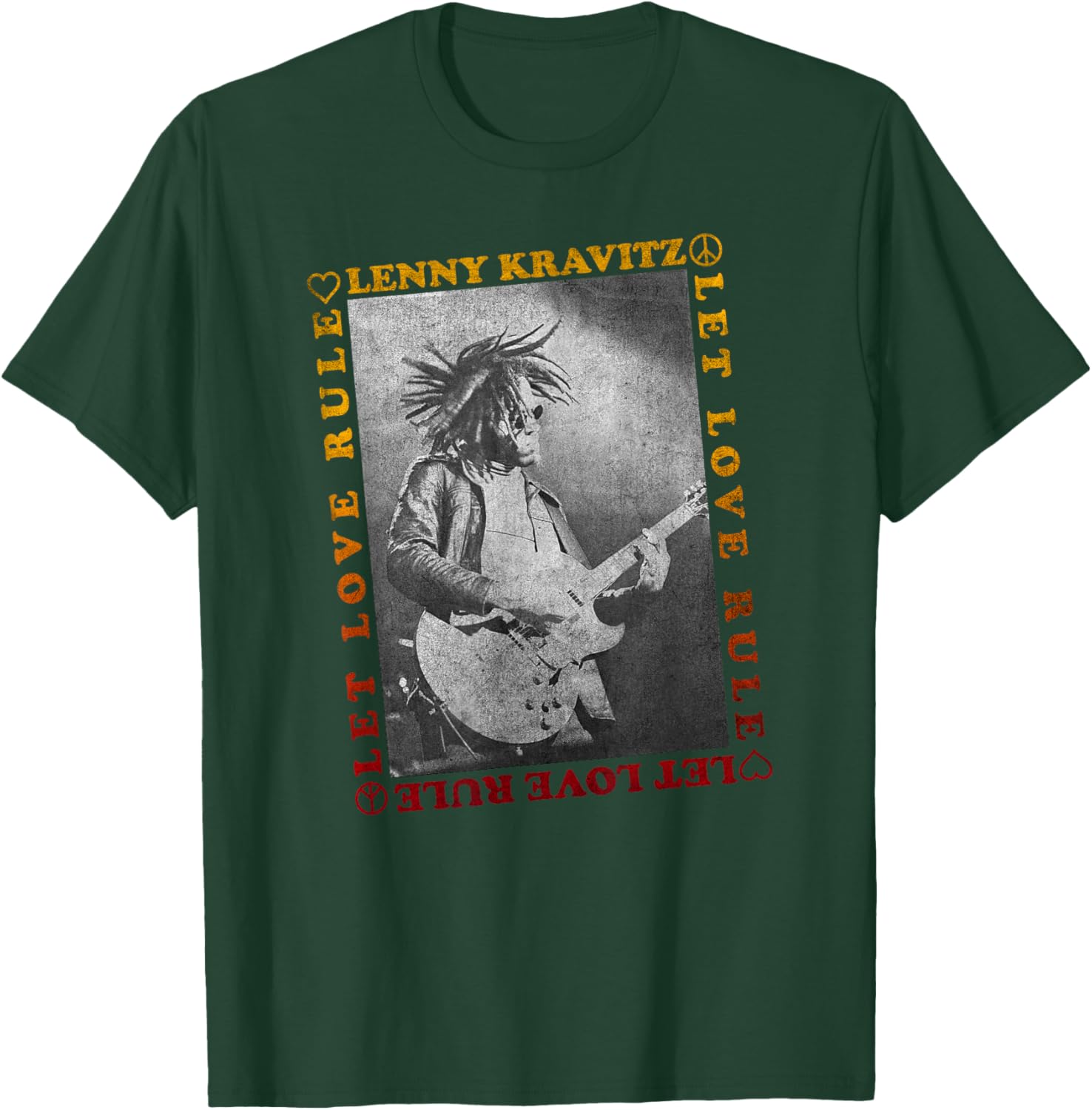 Lenny Kravitz – Let Love Rule Guitar T-Shirt - T-Shirt | Forest