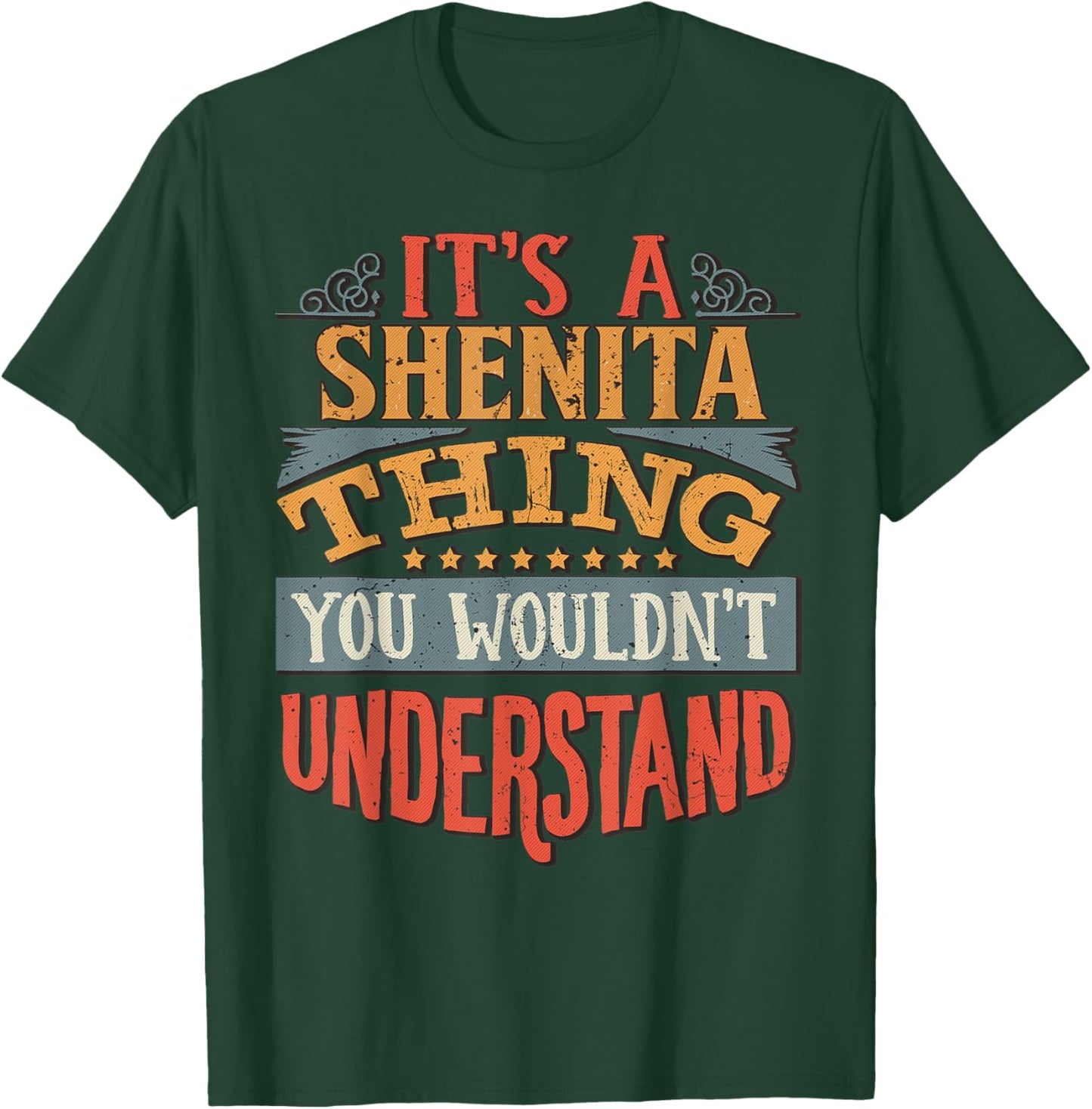 Shenita Name T-Shirt - T-Shirt | Forest