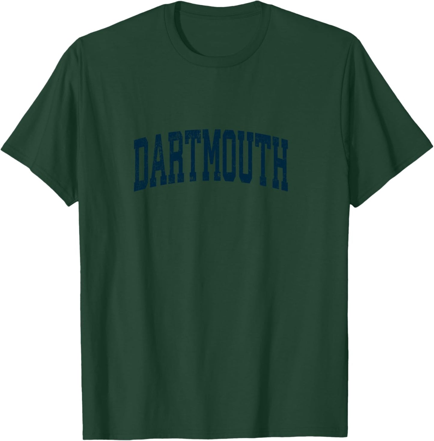 Dartmouth Massachusetts MA Vintage Athletic Sports Navy Desi T-Shirt - T-Shirt | Forest