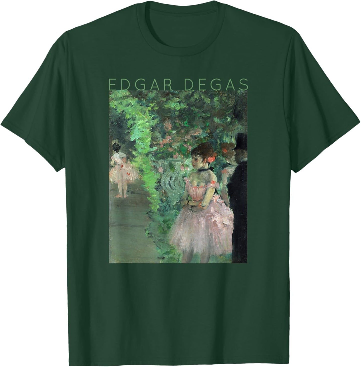 Edgar Degas Dancers Backstage for Artists and Ballerinas T-Shirt - T-Shirt | Forest