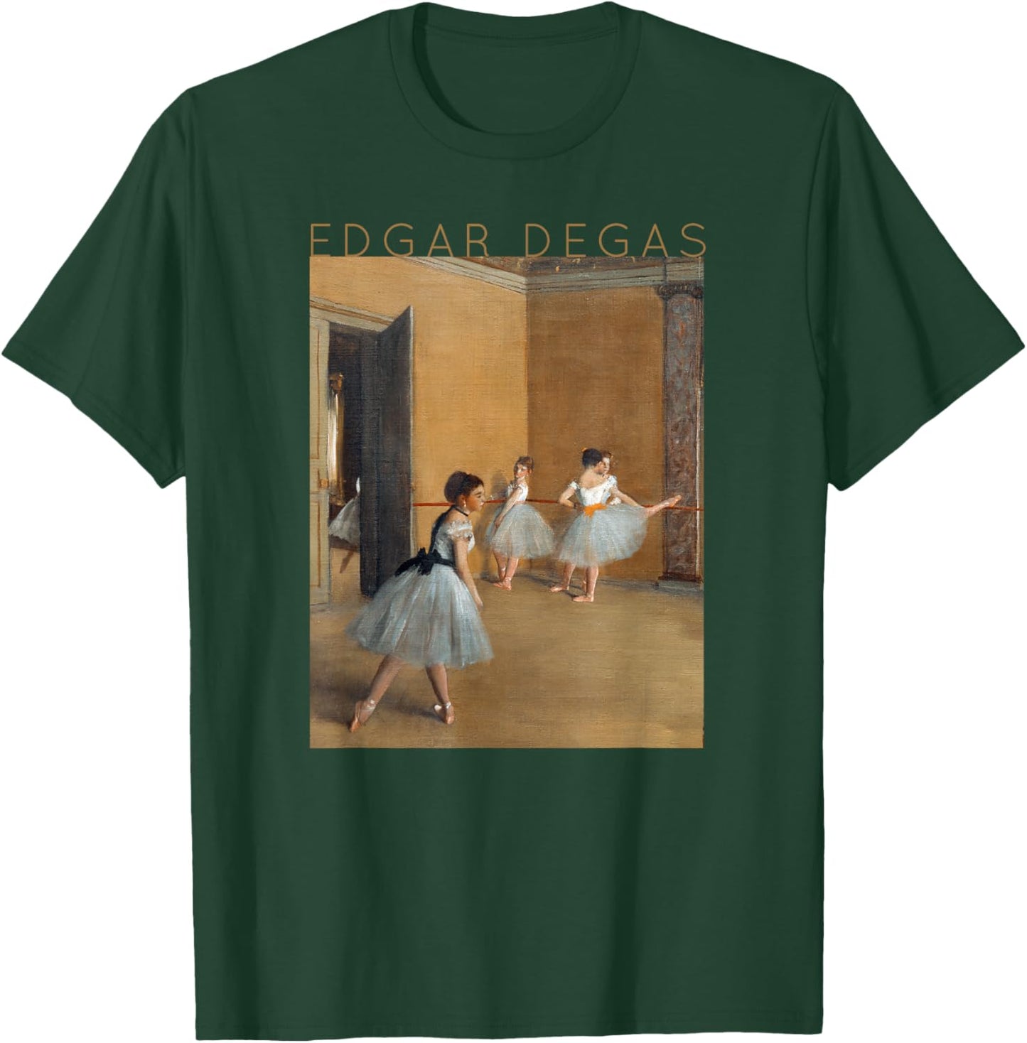 Edgar Degas The Dance Foyer for Artists and Ballerinas T-Shirt - T-Shirt | Forest