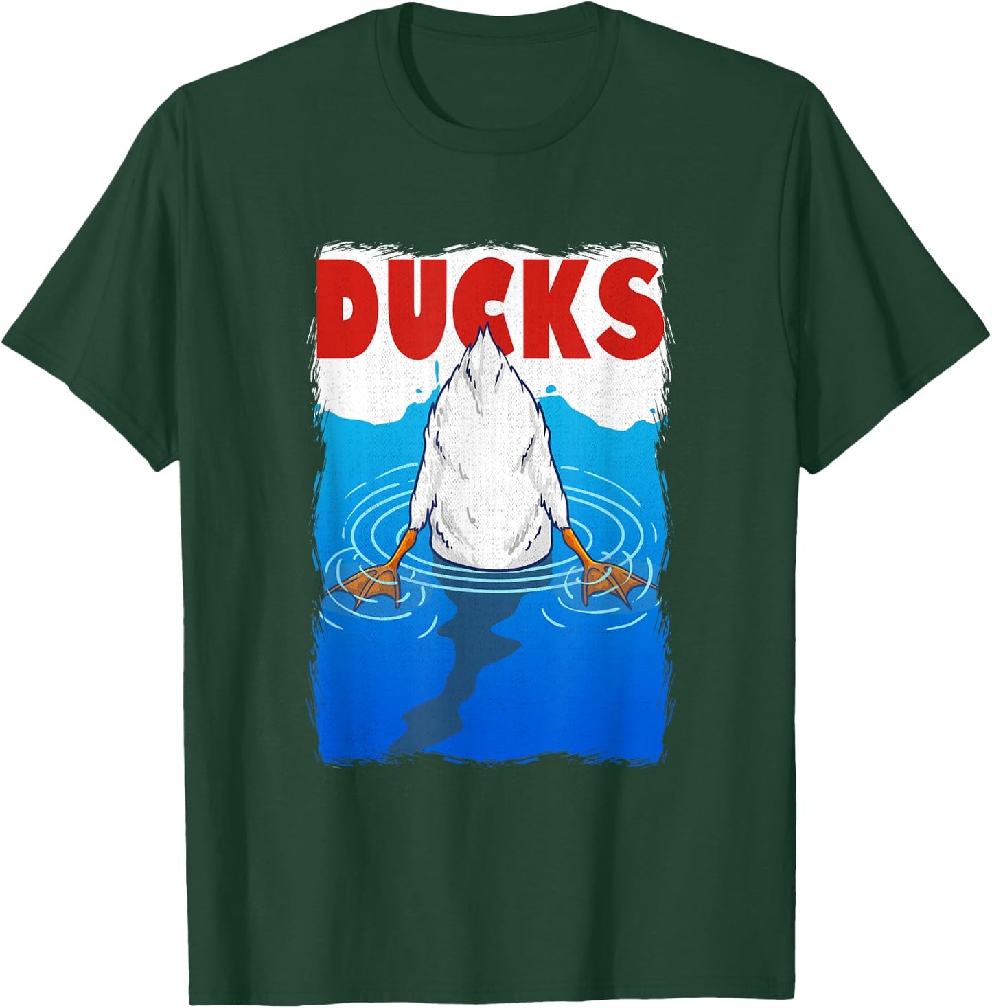 Retro 90s Movies Duck Pun Meme Men Women Funny Duck T-Shirt - T-Shirt | Forest
