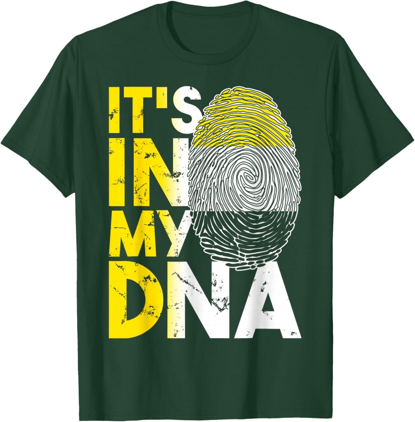 It's In My DNA Garifuna Flag Afro Caribbean T-Shirt - T-Shirt | Forest