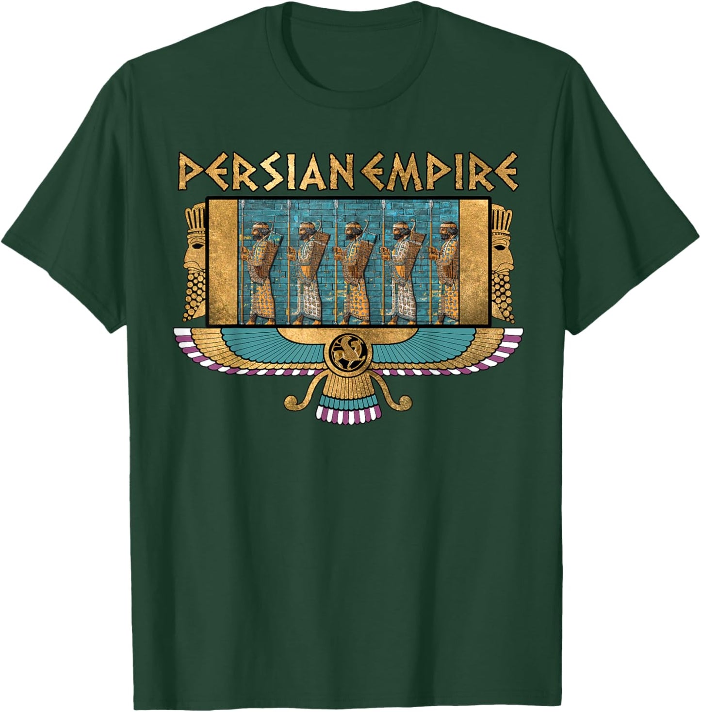 Persian Empire Ancient Persia Immortals King of Kings T-Shirt - T-Shirt | Forest