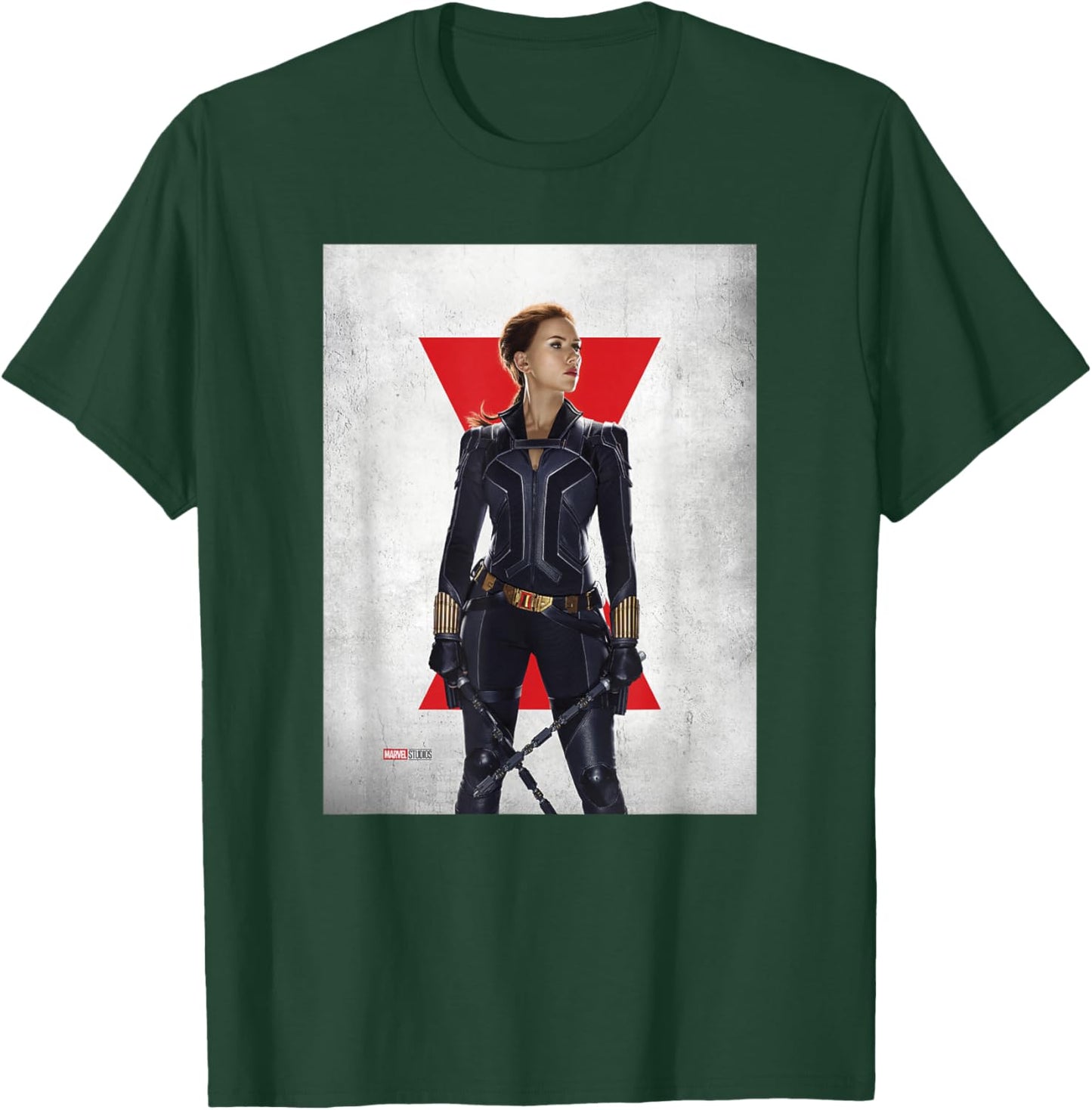 Marvel Black Widow Natasha Romanoff Movie Poster T-Shirt - T-Shirt | Forest
