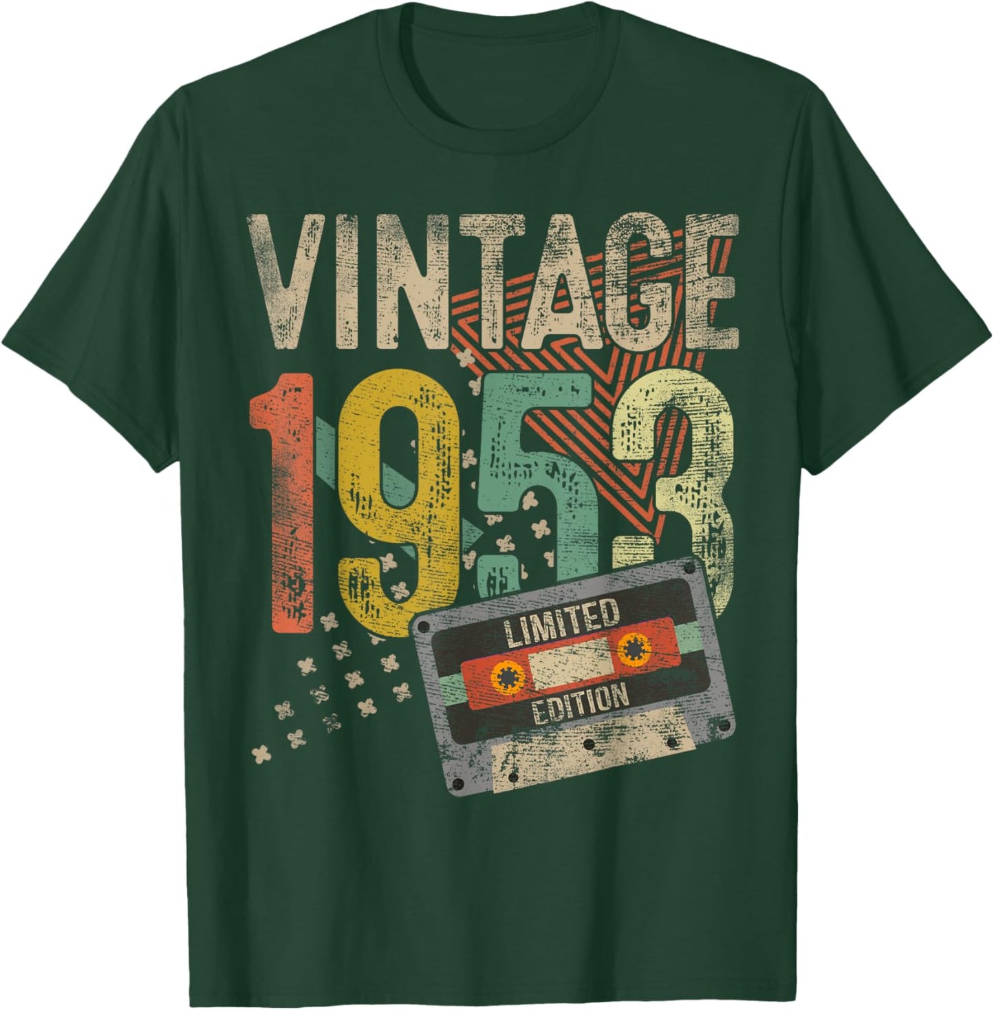 Vintage 1953 72nd Birthday Gifts Women 72 Year Old T-Shirt - T-Shirt | Forest
