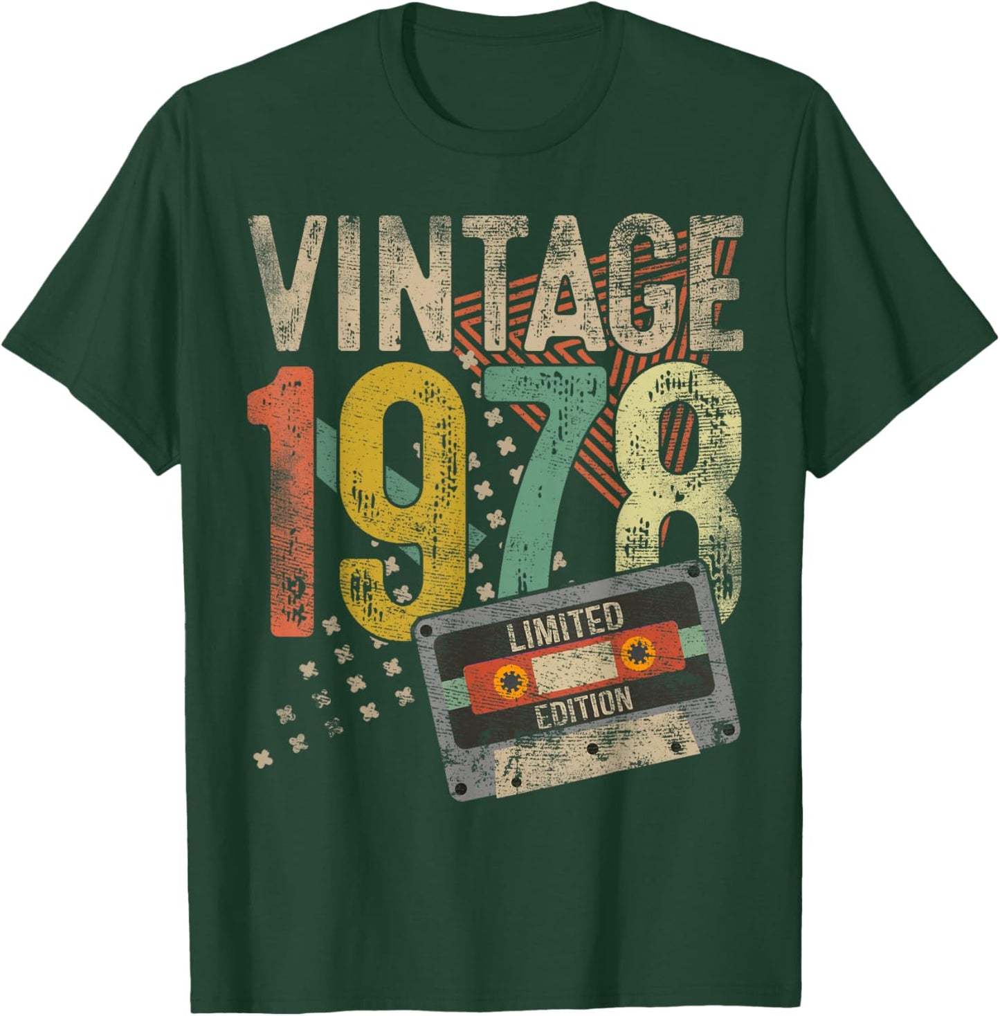 Vintage 1978 47th Birthday Gifts Women 47 Year Old T-Shirt - T-Shirt | Forest