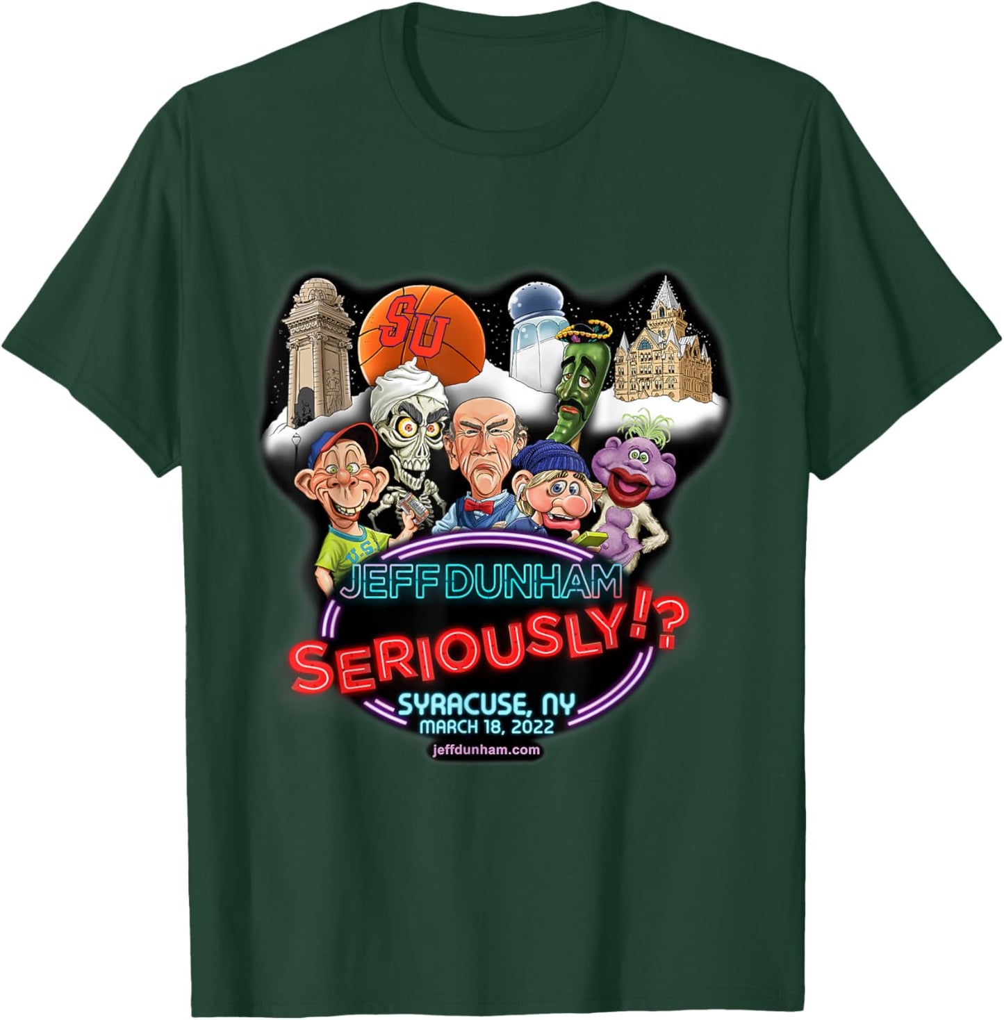 Jeff Dunham Syracuse, NY T-Shirt - T-Shirt | Forest