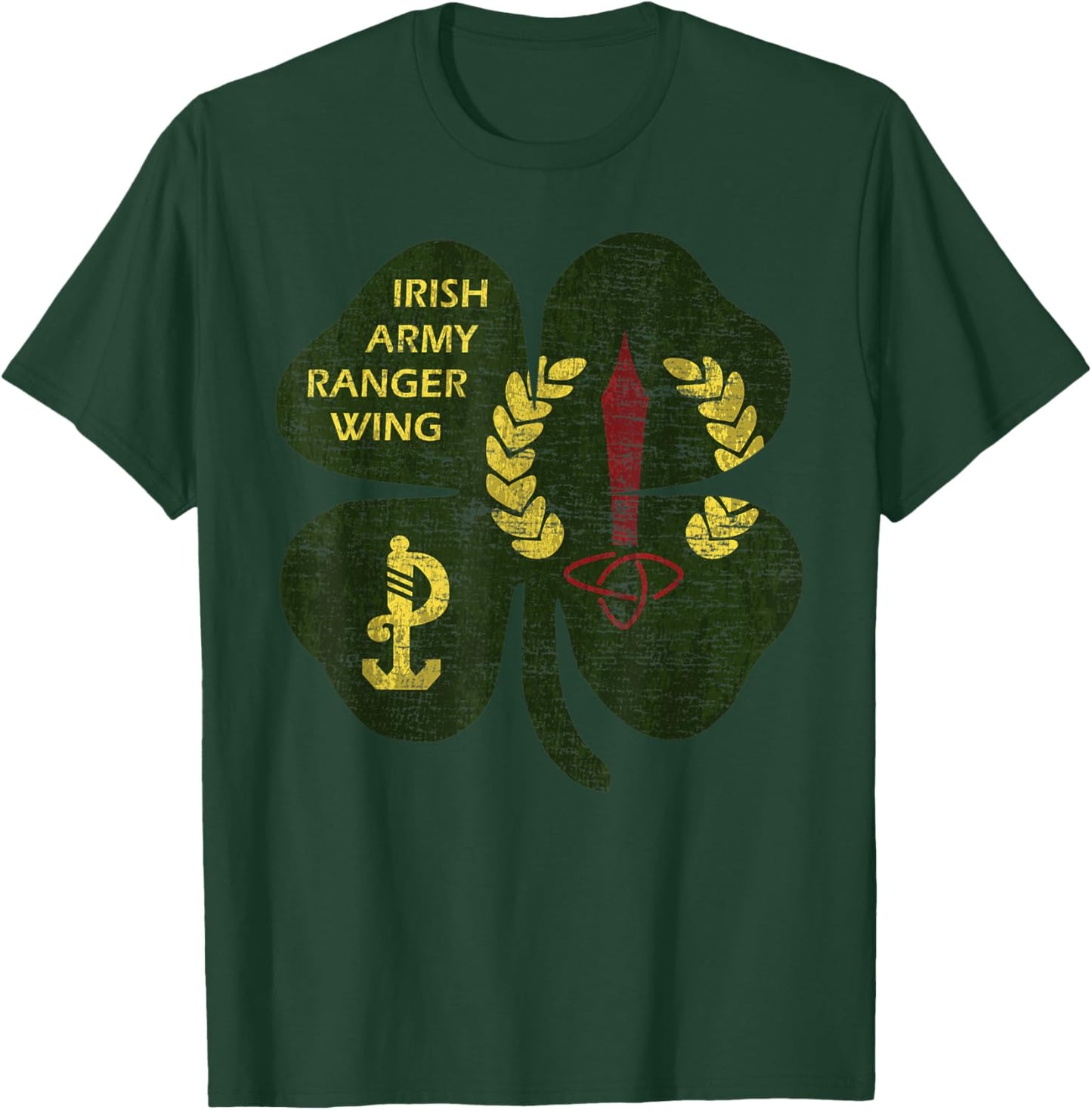 Fianoglach Irish Special Force Army Ranger Fiannoglaigh T-Shirt - T-Shirt | Forest