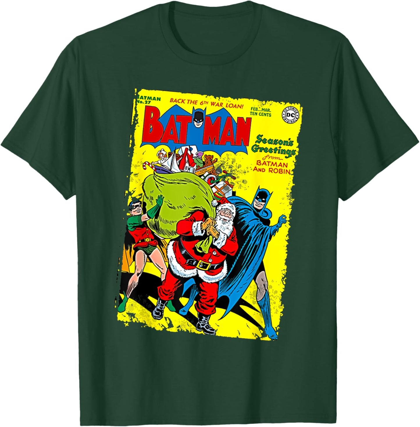 DC Batman Cover 27 Xmas T-Shirt - T-Shirt | Forest