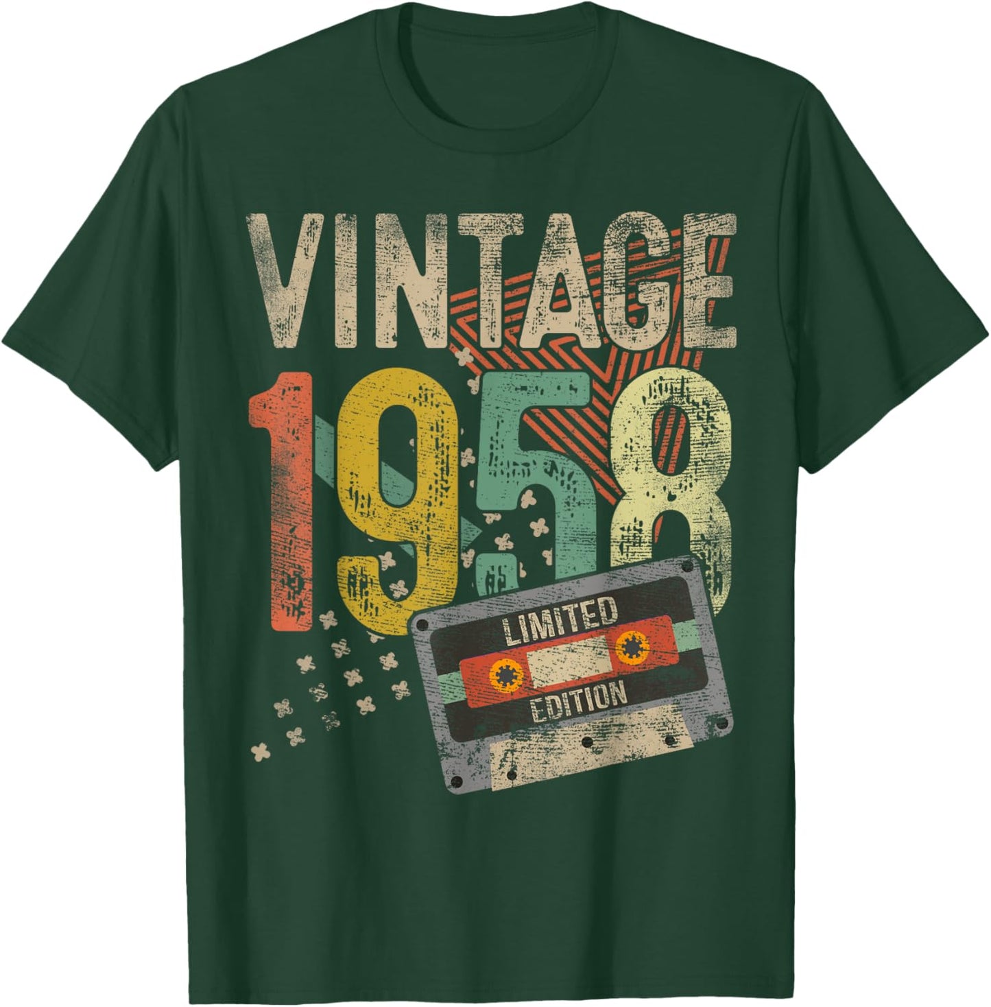 Vintage 1958 67th Birthday Gifts Women 67 Year Old T-Shirt - T-Shirt | Forest